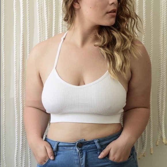 ⭐️ Plus Size Tattoo Mesh Racerback Bralette ⭐️ - Picture 3 of 6